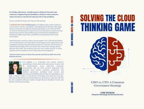 Hardcover SOLVING the CLOUD thinking game Book