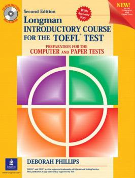 Paperback Longman Introductory Course for the TOEFL Test: Preparation for the Computer and Paper Tests [With CDROM] Book