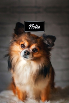 Pomeranian Dog Pup Puppy Doggie Notebook Bullet Journal Diary Composition Book Notepad - Twisted Head: Cute Animal Pet Owner Composition Book with 100 Unruled Plain Blank Paper Pages in 6” x 9” Inch