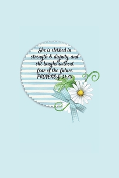Paperback Proverbs 31: 25: MONTHLY planner BOOK