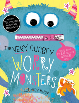 Paperback The Very Hungry Worry Monsters Sticker Activity Book