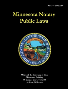 Paperback Minnesota Notary Public Laws Book