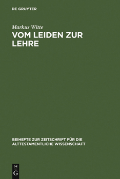 Hardcover Vom Leiden zur Lehre [German] Book