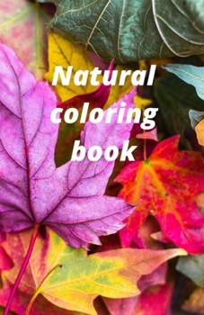 Paperback Natural coloring book