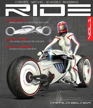 Hardcover Ride: Futuristic Electric Motorcycle Concept Book