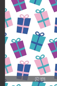 Paperback gifts notes: small lined Christmas Pattern Notebook / Travel Journal to write in (6'' x 9'') 120 pages Book