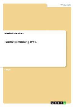 Paperback Formelsammlung BWL [German] Book