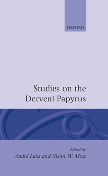 Hardcover Studies on the Derveni Papyrus Book