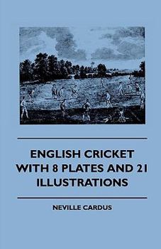 Paperback English Cricket - With 8 Plates and 21 Illustrations Book