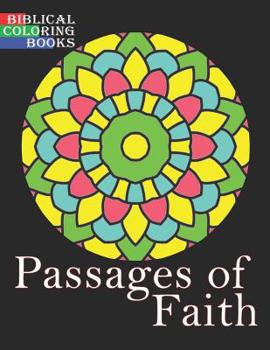 Paperback Passages of Faith: A Christian Bible Study Coloring Book