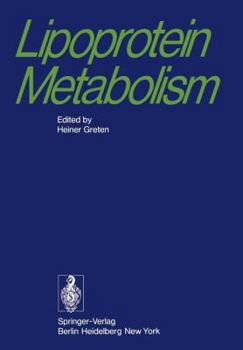 Paperback Lipoprotein Metabolism Book