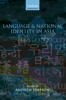 Hardcover Language and National Identity in Asia Book