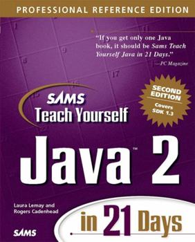 Paperback Sams Teach Yourself Java 2 in 21 Days Professional Reference [With CD-ROM] Book