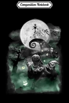 Paperback Composition Notebook: Disney The Nightmare Before Christmas Haunted Scene Journal/Notebook Blank Lined Ruled 6x9 100 Pages Book