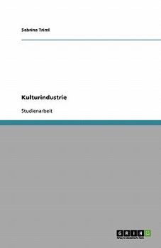 Paperback Kulturindustrie [German] Book