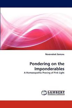 Paperback Pondering on the Imponderables Book