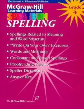 Paperback Spelling Grade 4 Book