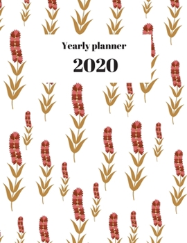 Paperback 2020 Yearly planner: nature themed calendar & organizer - 148 pages, 8,5" x 11" (version 28) Book