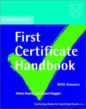 Paperback Cambridge First Certificate Handbook with Answers (Cambridge First Certificate Skills) Book