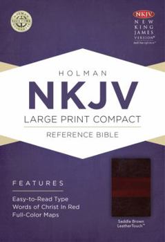 Imitation Leather Large Print Compact Reference Bible-NKJV [Large Print] Book