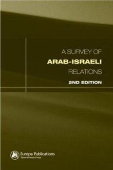 Hardcover Survey of Arab-Israeli Relations Book