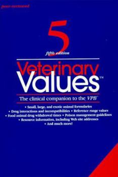 Hardcover Veterinary Values Book