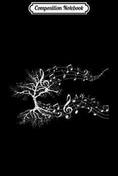 Composition Notebook: Gift For Musicians Music Tree Treble Clef  Journal/Notebook Blank Lined Ruled 6x9 100 Pages