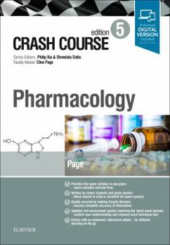 Paperback Crash Course Pharmacology Book