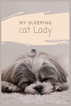 MY SLEEPING CAT LADY: Cat Lover's Journal, Cat Lover and Cat Owner Gifts, Anime Lover Cat Women and kids Composition Notebook, Cat Notebook, Journal, Diary (6x9)