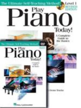 Paperback Play Piano Today! Beginner's Pack - Revised Edition - Book with Online Audio and DVD [With CD (Audio) and DVD] Book