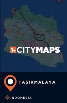 Paperback City Maps Tasikmalaya Indonesia Book