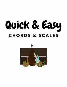 Paperback Quick & Easy Chords & Scales Book