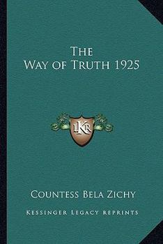 Paperback The Way of Truth 1925 Book