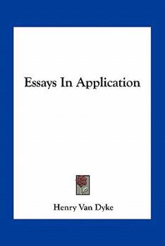 Paperback Essays In Application Book