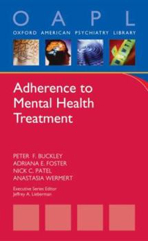 Paperback Adherence to Mental Health Treatment Book