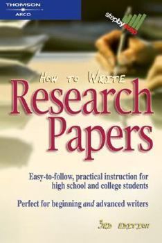 Paperback How to Write Research Papers Book