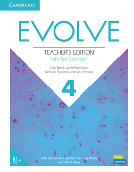 Paperback Evolve Level 4 Teacher's Edition with Test Generator Book