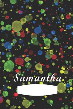 Paperback Samantha: First name Samantha personalized notebook Book