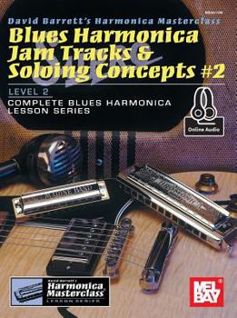 Paperback Blues Harmonica Jam Tracks & Soloing Concepts #2 Book