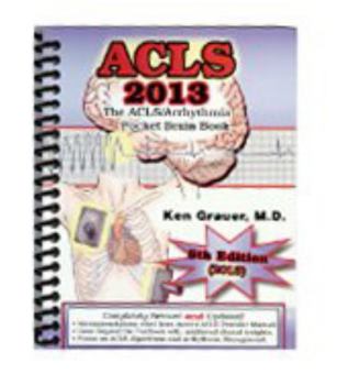 Spiral-bound ACLS 2013 Pocket Brain: The Acls/Arrhythmia Pocket Brain Book