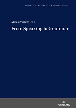 Hardcover From Speaking to Grammar Book