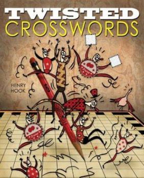 Spiral-bound Twisted Crosswords Book
