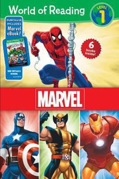 Hardcover World of Reading Marvel Boxed Set: Level 1 Purchase Includes Marvel Ebook! Book