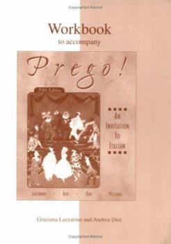 Paperback Workbook to Accompany Prego!: An Invitation to Italian Book