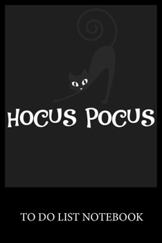 Hocus Pocus: To Do & Dot Grid Matrix Checklist Journal Daily Task Planner Daily Work Task Checklist Doodling Drawing Writing and Handwriting & Calligraphy