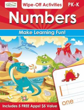 Paperback Numbers Wipe-Off Activities: Endless fun to get ready for school! Book