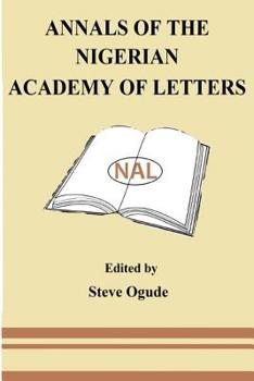 Paperback Annals of the Nigerian Academy of Letters Book