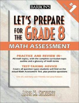 Paperback Let's Prepare for the Grade 8 Math Test Book