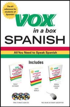 Audio CD Vox in a Box Spanish [With 2 Paperbacks and Dictionary] Book