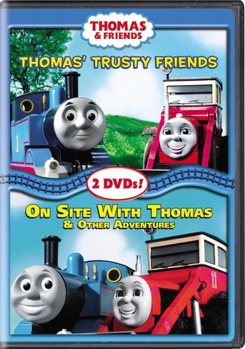 DVD Thomas & Friends: Trusty Friends / On Site with Thomas Book